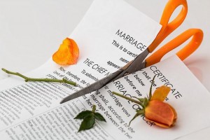 Cutting of marriage certificate